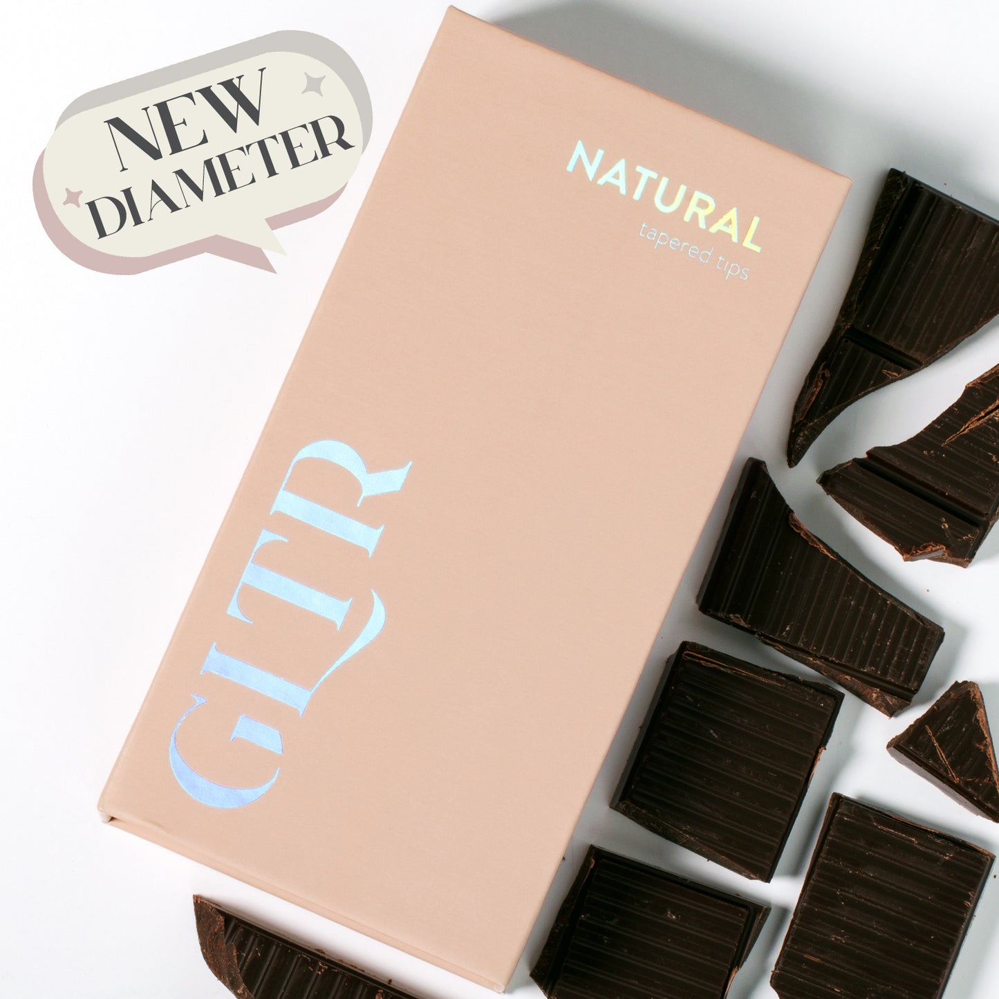 NATURAL Dark Chocolate · Mixed Lengths